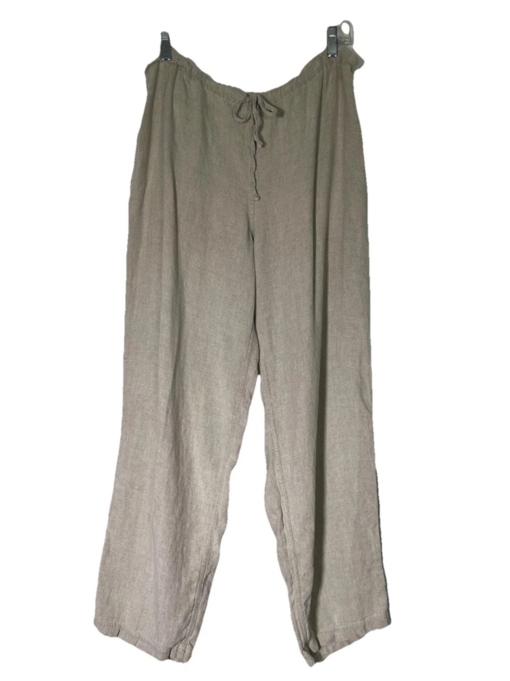 Ecolution Hemp Pants Green Wide Leg Romania Relaxed Size Large